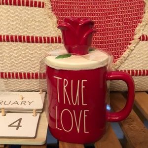 Rae Dunn True Love ceramic canister